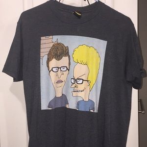 Beavis and butthead nerd shirt